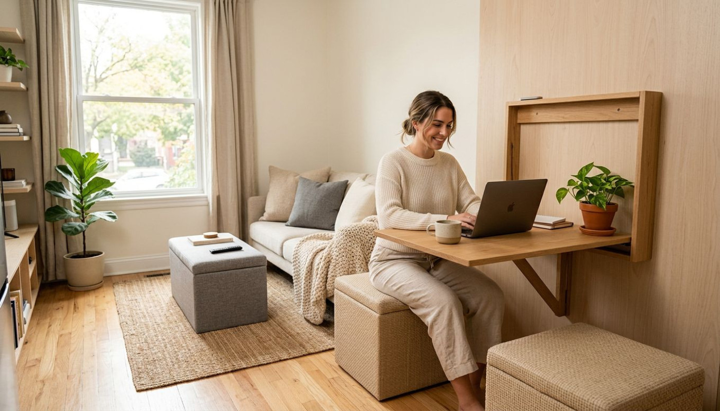Aménager un petit espace : le pouvoir insoupçonné des meubles multifonctions