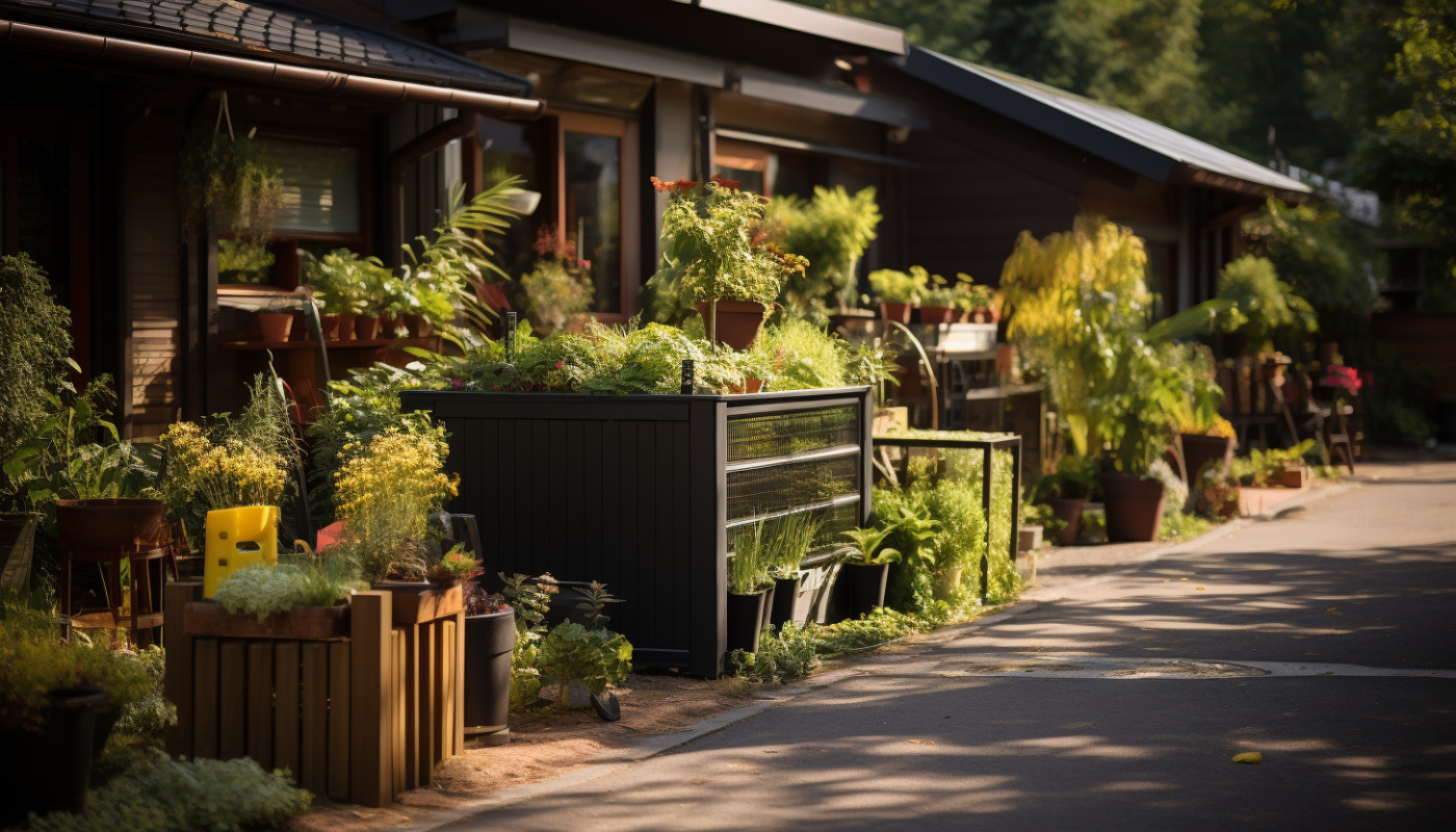 Comment intégrer un abri pour poubelles dans l'aménagement paysager de votre jardin