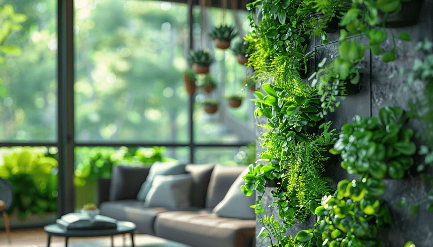 Création d'un mur végétal intérieur bienfaits et conseils pour l'entretien