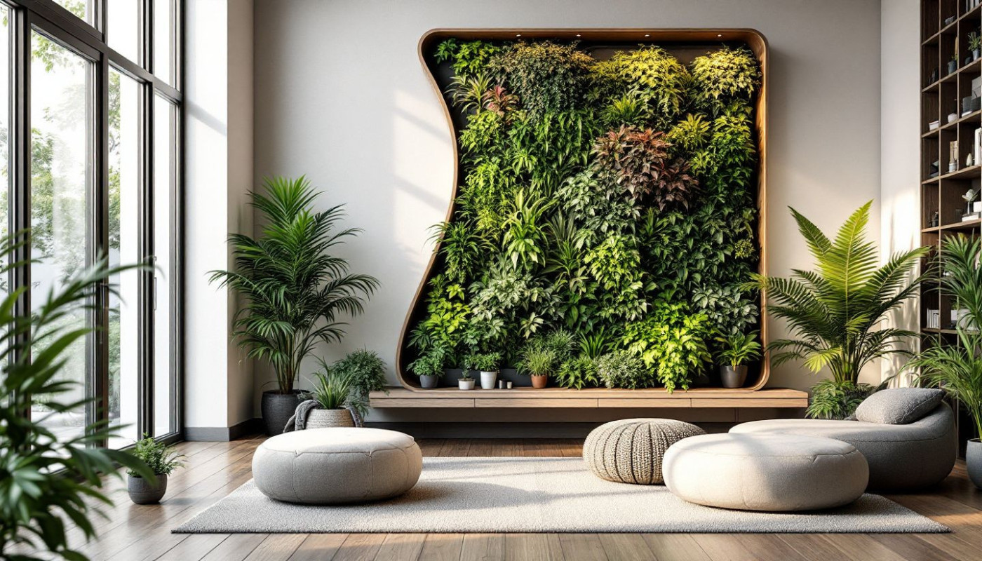 Jardin vertical intérieur créer un mur végétal chez soi