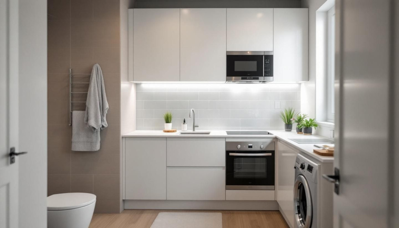 Maximiser l'espace : astuces pour petites cuisines et salles de bain