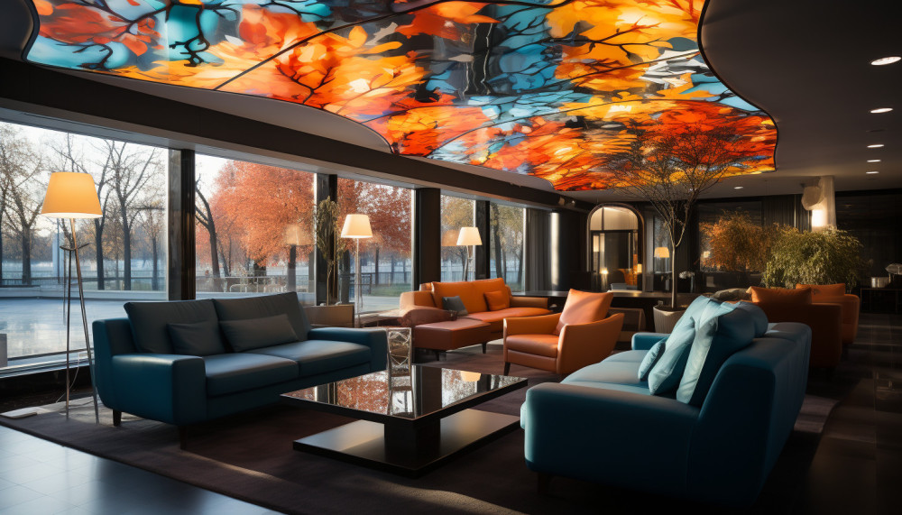 Osez la créativité avec un plafond tendu décoratif Barrisol