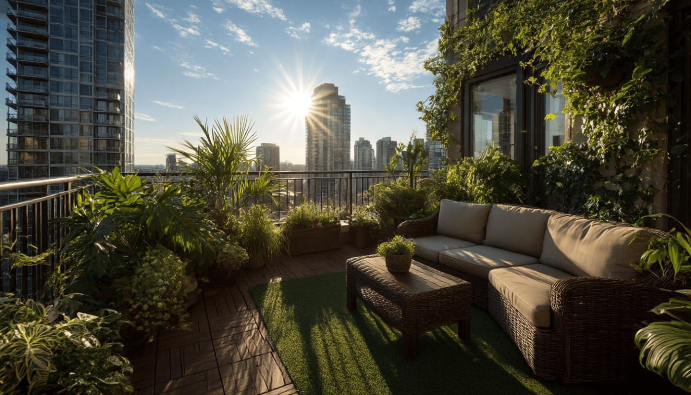 Techniques pour transformer une terrasse en espace vert urbain